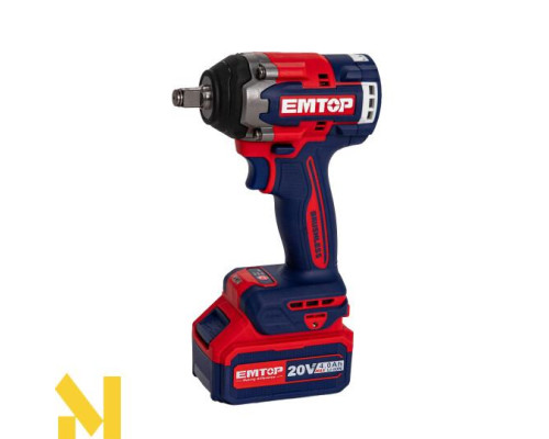 Гайковерт акумуляторний EMTOP ECIWL2050