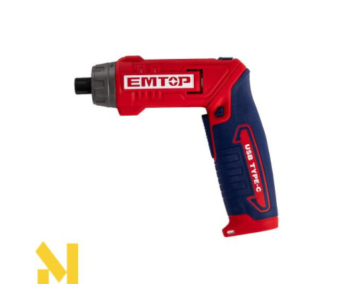 Викрутка акумуляторна EMTOP ECSR0803