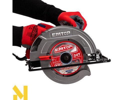 Пила дискова EMTOP ECSW1853