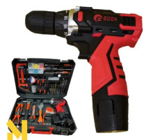 Шуруповерт акумуляторний з набором інструменту Edon ED-40L-TZ