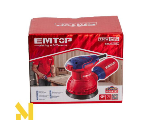 Шліфмашина ексцентрикова EMTOP EFSR23206