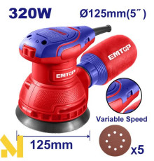 Шліфмашина ексцентрикова EMTOP EFSR23206