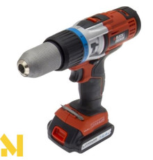 Акумуляторний дриль-шуруповерт з ударом Black&Decker EGBHP148BK