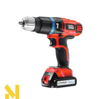 Акумуляторний дриль-шуруповерт з ударом Black&Decker EGBL148K