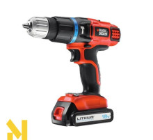 Акумуляторний дриль-шуруповерт з ударом Black&Decker EGBL188K