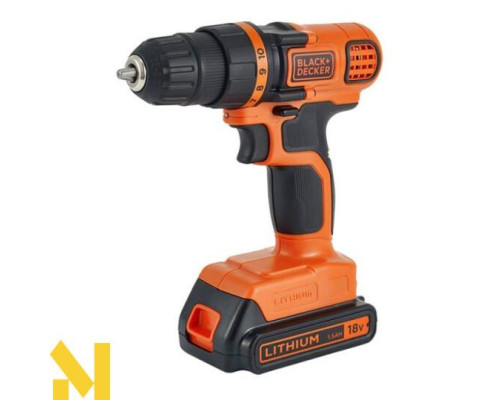 Акумуляторний шуруповерт Black&Decker EGBL18BA10S + сумка
