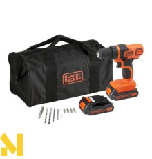 Акумуляторний шуруповерт Black&Decker EGBL18BA10S + сумка