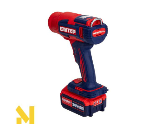 Фен технічний акумуляторний EMTOP EHGN200315