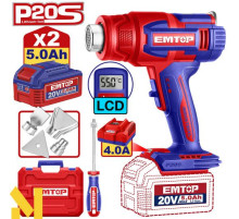 Фен технічний акумуляторний EMTOP EHGN200318