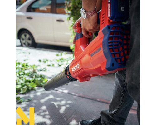 Повітродувка садова акумуляторна EMTOP ELAB20323 (без АКБ та ЗП)
