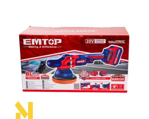 Машина полірувальна акумуляторна EMTOP ELAP20151