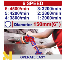 Машина полірувальна акумуляторна EMTOP ELAP42151