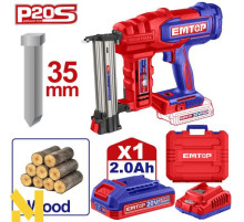 Степлер акумуляторний EMTOP ELBNLI2008