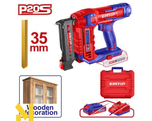 Степлер акумуляторний EMTOP ELBNLI3603 (без АКБ та ЗП), 3600 шт.