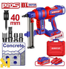 Цвяхозабивач акумуляторний EMTOP ELCNLI9005 (без АКБ та ЗП)