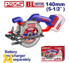 Пила дискова акумуляторна EMTOP ELCS1402 (без АКБ та ЗП)