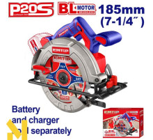 Пила дискова акумуляторна EMTOP ELCS1851 (без АКБ та ЗП)