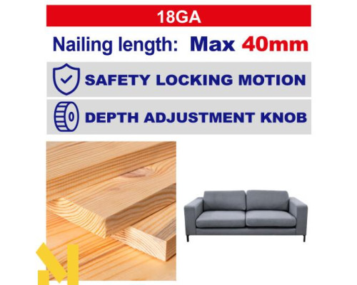 Степлер акумуляторний EMTOP ELCSNLI6005 (без АКБ и ЗП)