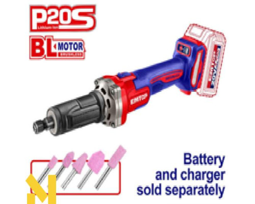 Шліфмашина пряма акумуляторна  EMTOP ELDG2001 (без АКБ та ЗП)