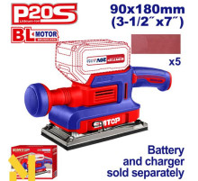 Шліфмашина вібраційна акумуляторна EMTOP ELFS2031 (без АКБ та ЗП)