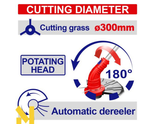 Тример акумуляторний EMTOP ELGT20018 (без АКБ та ЗП)