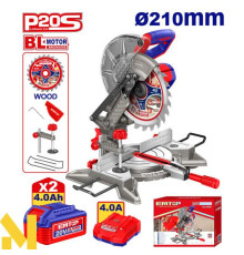 Пила торцювальна акумуляторна EMTOP ELMS20212