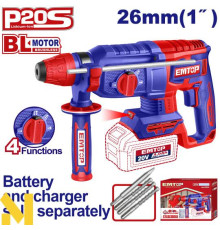 Перфоратор акумуляторний EMTOP ELRH20268 (без АКБ та ЗП)