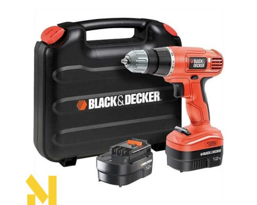 Акумуляторний дриль-шуруповерт Black&Decker EPC12CABK