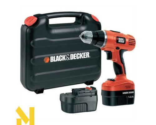 Акумуляторний дриль-шуруповерт Black;Decker EPC146BK