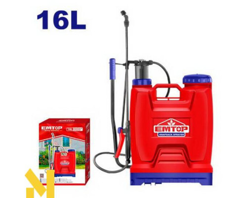 Обприскувач ранцевий EMTOP ESPP41602