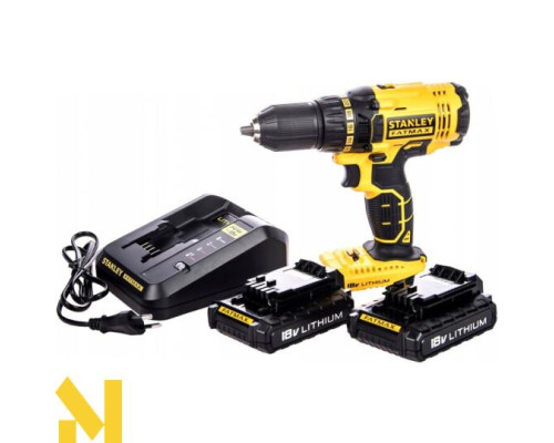 Дриль-шуруповерт акумуляторний STANLEY FATMAX FMC601C2S
