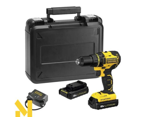 Дриль-шуруповерт акумуляторний STANLEY FATMAX FMC608C2K