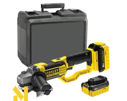 Болгарка (кутова шліфмашина) акумуляторна STANLEY FATMAX FMC761M2