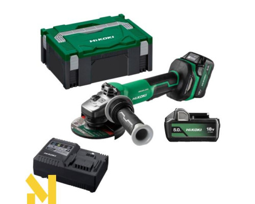 Болгарка (кутова шліфмашина) акумуляторна Hikoki G1813DVEWQZ