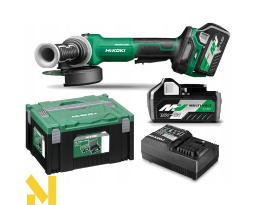 Болгарка (кутова шліфувальна машина) акумуляторна Hikoki G3613DFWQZ