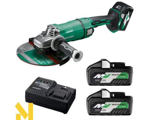 Болгарка (кутова шліфмашина) акумуляторна Hikoki G3623DAWGZ