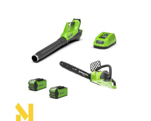 Набір інструментів акумуляторних GreenWorks G40AB + GD40CS40