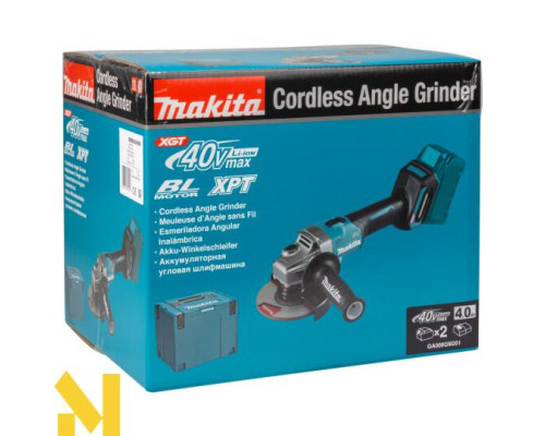 Болгарка (кутова шліфмашина) акумуляторна Makita GA008GM201