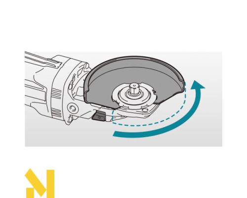 Болгарка (кутова шліфувальна машина) Makita GA056GZ01 (без АКБ та ЗП)