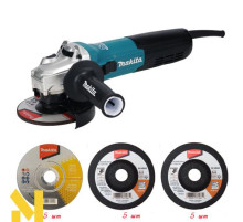 Болгарка (кутова шліфмашина) Makita GA5092X01 + D-75530 (25 шт.) + B-18574 (5 шт.) + B-18552 (5 шт.)