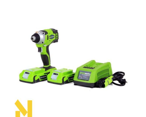 Гайковерт акумуляторний Greenworks GD24IDK2X