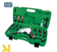 Гайковерт пневматичний з набором головок Toptul GDAI2704, 27 шт