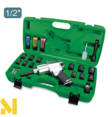 Гайковерт пневматичний з набором головок Toptul GDAI2704, 27 шт