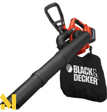 Пилосос-повітродувка садова акумуляторна Black&Decker GWC3600L20 (без АКБ та ЗП)