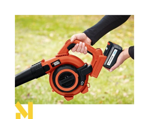Пилосос-повітродувка садова акумуляторна Black&Decker GWC3600L20 (без АКБ та ЗП)