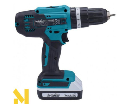 Дриль-шуруповерт акумуляторний ударний Makita HP488D002