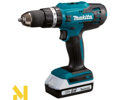 Акумуляторна ударна дриль-шуруповерт Makita HP488DWE