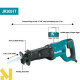 Пила шабельна Makita JR3051T