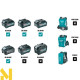 Лобзик акумуляторний Makita XGT JV001GD201