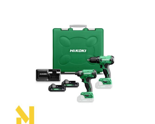 Набір інструментів акумуляторних Hikoki KC18DAWAZ (WH18DAW4Z + DS18DAW4Z) (без АКБ та ЗП)